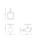 Aplique de pared solar JIVIX LED Sin Cables Ultra Efficient Solar | LeonLeds