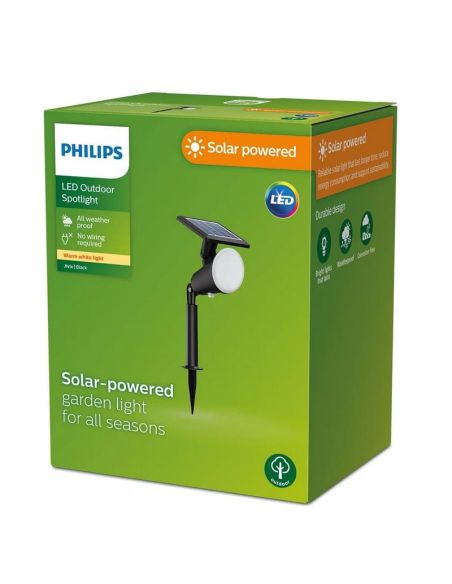 Pico solar externo LED JIVIX sem cabos Solar ultra eficiente IP44 | LeonLeds
