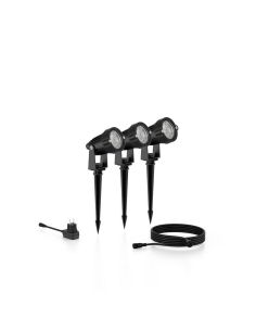 Kit de 3 piquets extérieurs CAPER GardenLink basse tension 24 V | LéonLeds
