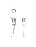 Piqueta exterior LED CARPER GardenLink 1.5W Bajo Voltaje 24V | LeonLeds