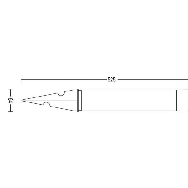 Kit de 3 pontas de baixa tensão PUREX GardenLink 24V 2700K IP44 | LeonLeds
