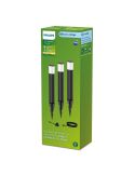 Kit 3 Piquetas PUREX GardenLink Bajo Voltaje 24V 2700K IP44 | LeonLeds