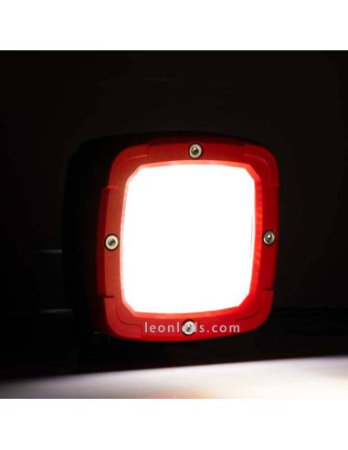 Potente farol LED de longo alcance com base magnética e 3 metros de cabo espiral 4100Lm FT-361 MAG M30 Work Optics