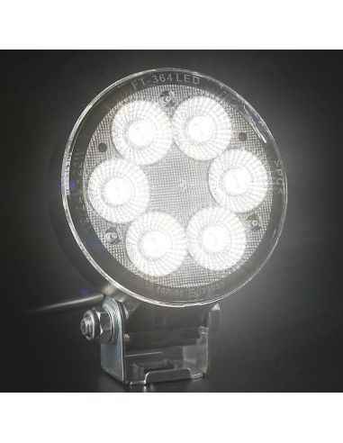 Poderosa luz de trabalho LED redonda FT-364 LED 2.500Lm 22W Fristom | LeonLeds