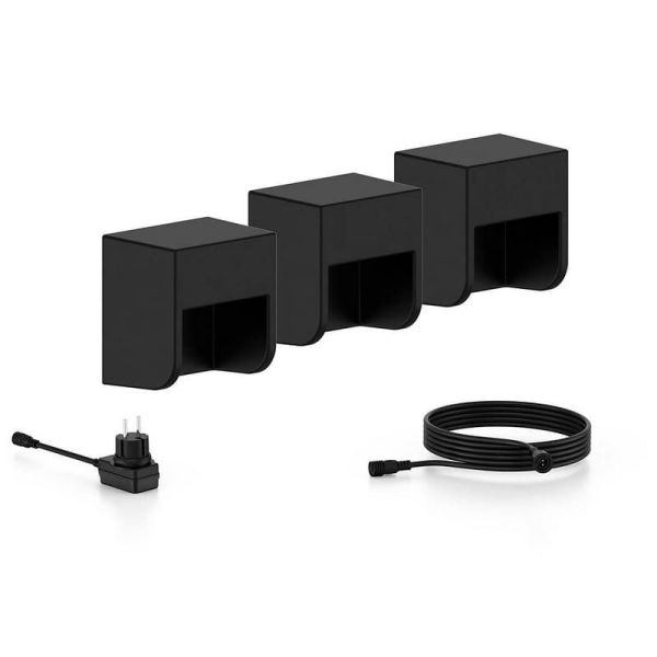 Kit 3 Aplique exterior LED GRITS GardenLink Bajo Voltaje 24V| LeonLeds
