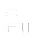 Kit 3 Aplique exterior LED GRITS GardenLink Bajo Voltaje 24V| LeonLeds