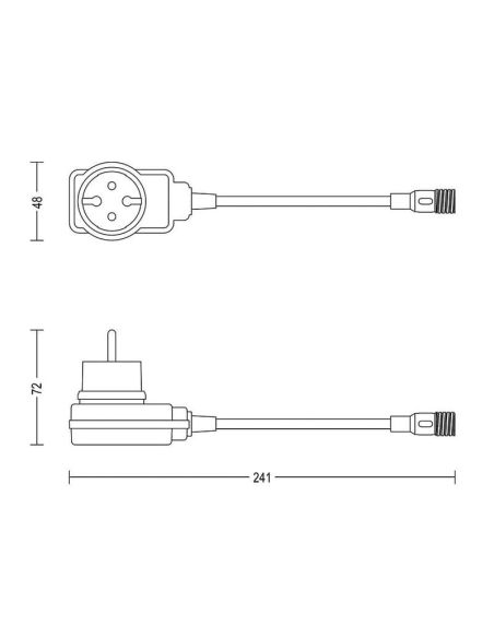 Fonte de alimentação de baixa tensão GardenLink PSU 24V IP44 | LeonLeds