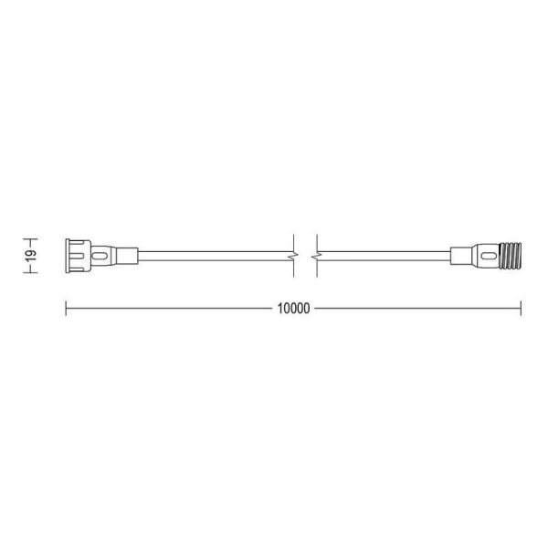 Câble d'extension GardenLink 10 mètres Basse Tension | LéonLeds