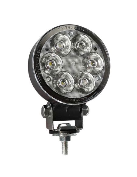 Faro LED Redondo de largo alcance FT-365 LED 2.500Lm 22W Óptica de Largo Alcance | LeonLeds