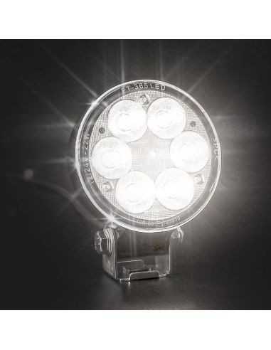 Faro LED Redondo de largo alcance FT-365 LED 2.500Lm 22W Óptica de Largo Alcance | LeonLeds
