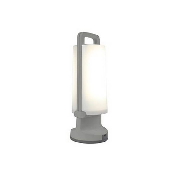 Lámpara exterior LED solar portátil DRAGONFLY gris o blanco 4000K
