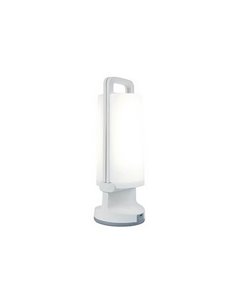 Luminária solar portátil DRAGONFLY com LED para uso externo, cinza ou branca, 4000K