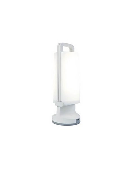 Luminária solar portátil DRAGONFLY com LED para uso externo, cinza ou branca, 4000K