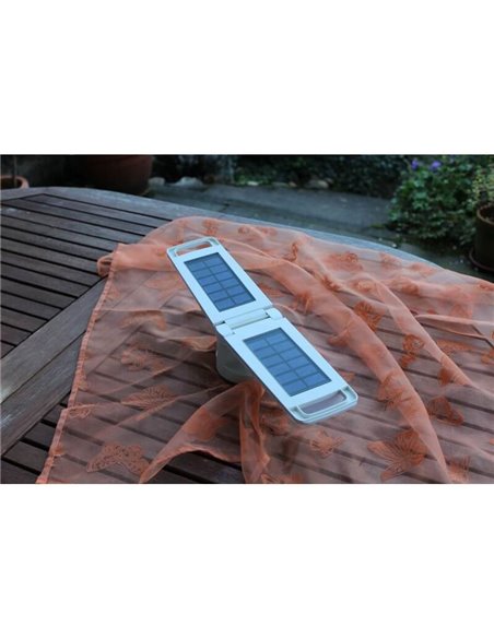 Lampe solaire LED portable DRAGONFLY pour extérieur, grise ou blanche, 4000K