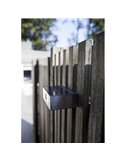Aplique solar LED BRICK con sensor de movimiento con gran alcance, aceto inoxidable 4000K