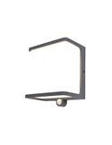 Aplique LED solar quadrado antracite DOBLO 7,5W e 12W antracite 4000K