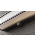 Aplique solar LED potente rectangular DOBLO XL antracita 16,5W 4000K con sensor de movimiento 