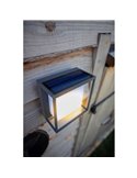 Aplique solar LED con difusor opal cuadrado CURTIS antracita 3w 3000k
