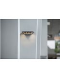 Aplique de pared exterior LED GHOST SOLAR gris con sensor de movimiento 4000K