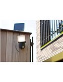 Aplique exterior SUNSHINE con panel solar independiente (cable 5m) y sensor de movimiento antracita