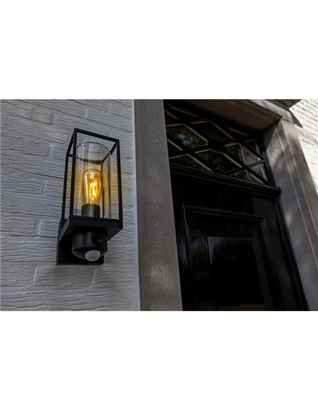 Aplique inteligente exterior con cámara de seguridad Full HD integrada FLAIR con grabación, comunicación y sensor de movimiento 