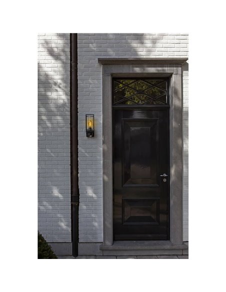 Aplique inteligente para exterior com câmara de segurança FLAIR Full HD integrada com gravação, comunicação e sensor de moviment