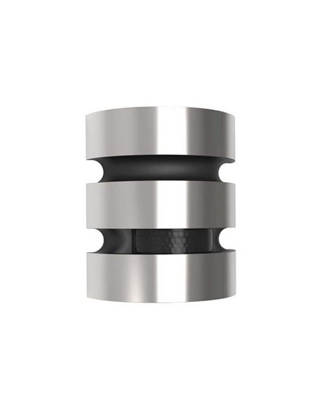 Aplique up&down MAYA de aluminio inoxidable PIR 18,5W 3000K