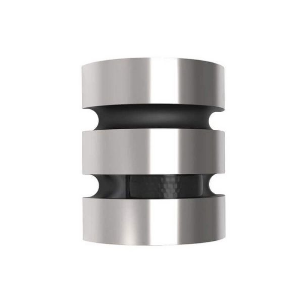 Aplique up&down MAYA de aluminio inoxidable PIR 18,5W 3000K