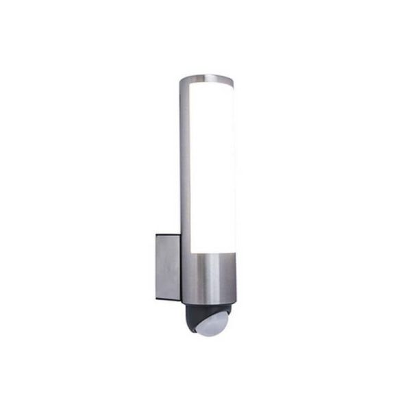 Aplique de pared tubular LEDA acero inoxidable con sensor integrado 3000K 1720Lm