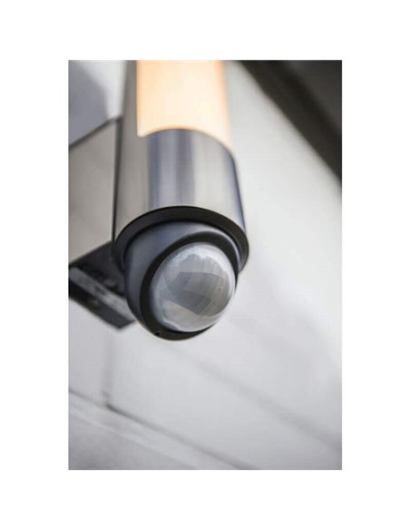 Aplique de pared tubular LEDA acero inoxidable con sensor integrado 3000K 1720Lm