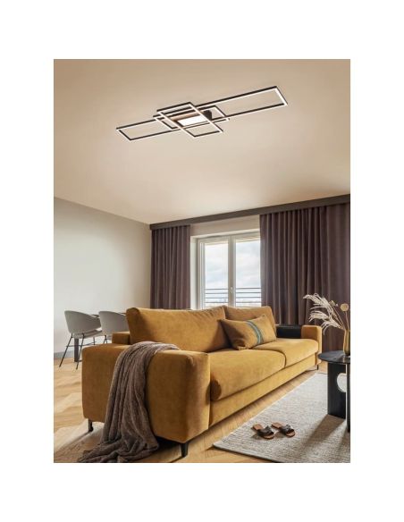 Plafón techo LED IRVINE Regulable Color de luz e Intensidad| LeonLeds