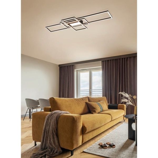 Plafonnier LED IRVINE Dimmable Couleur et intensité de la lumière | LéonLeds