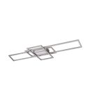 Plafón de techo LED moderno IRVINE Níquel Regulable  | LeonLeds