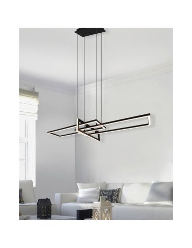 SALINAS Lampe à suspension LED Hauteur réglable Luminosité réglable | LéonLeds