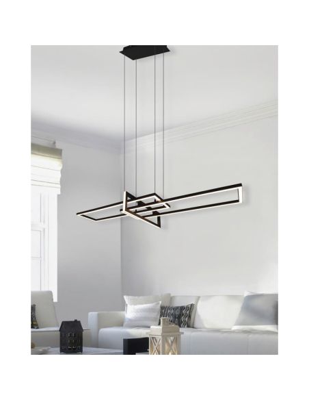 SALINAS Lampe à suspension LED Hauteur réglable Luminosité réglable | LéonLeds