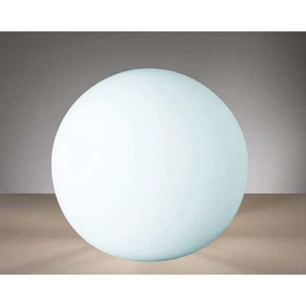 Lámpara Sobremesa PINGPONG Cristal Blanco Iluminación suave | LeonLeds
