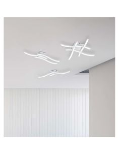 Lámpara techo LED integrado ROUTE Estilo moderno | LeonLeds 2