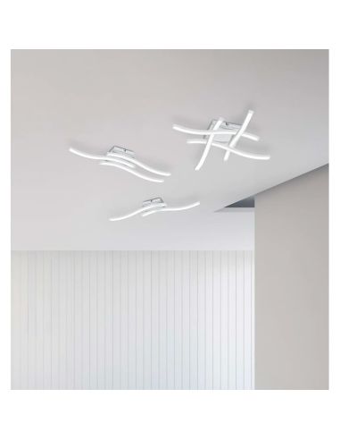 Lámpara techo LED integrado ROUTE Estilo moderno | LeonLeds