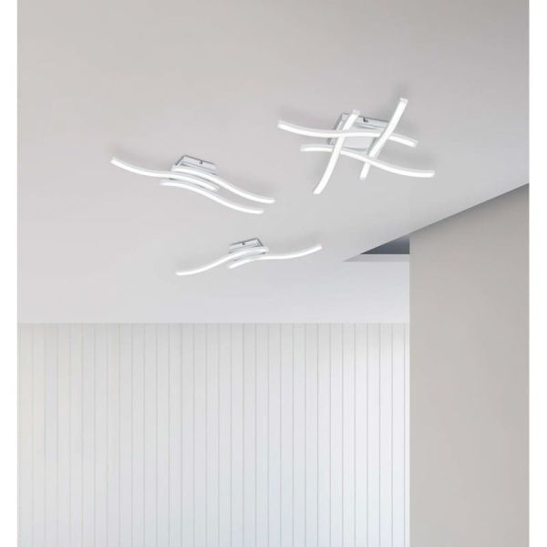 Lámpara techo LED integrado ROUTE Estilo moderno | LeonLeds