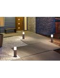 Baliza para exterior HOOSIC 30cm Color óxido | LeonLeds