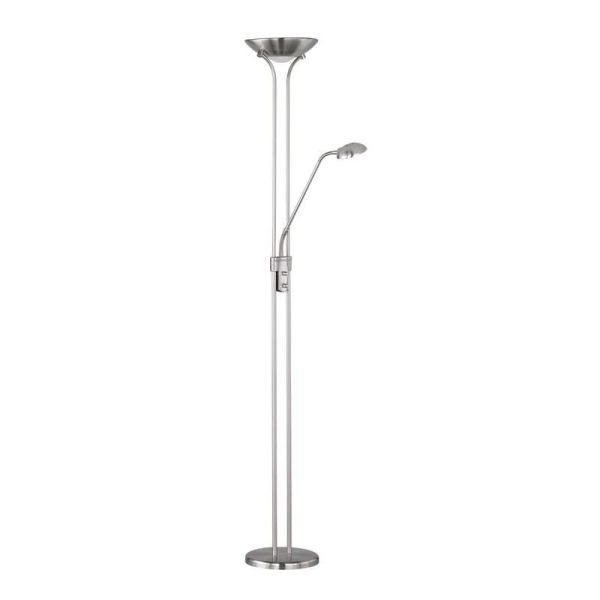 Lámpara de pie LED brazo de lectura flexible SPOCK Regulable| LeonLeds