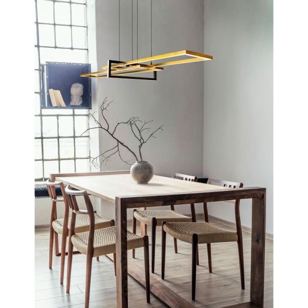 Lámpara Colgante LED SALINAS Ajustable altura y Brillo regulable | LeonLeds