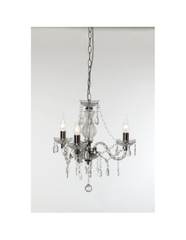 Lustre LÜSTER Antique 3 Lumières Pendentifs Décoratifs | LéonLeds
