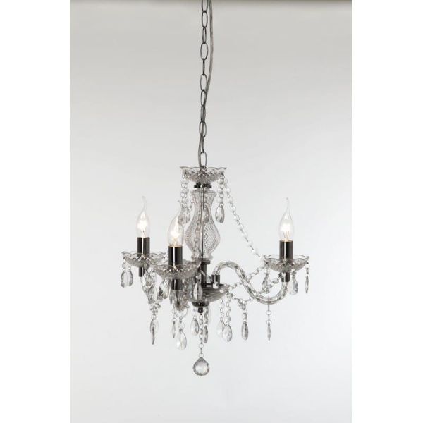 Lustre LÜSTER Antique 3 Lumières Pendentifs Décoratifs | LéonLeds