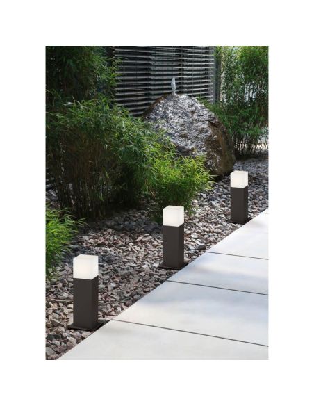 Baliza LED para exterior HUDSON Color Antracita | LeonLeds