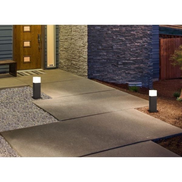 Baliza LED para exterior HUDSON Color Antracita | LeonLeds