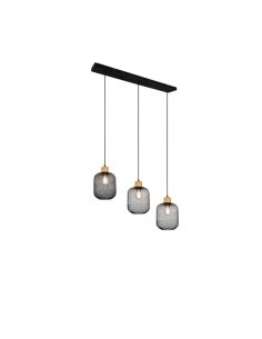 Lámpara Colgante Pantalla rejilla CALIMERO 3 Luces Altura ajustable| LeonLeds 2