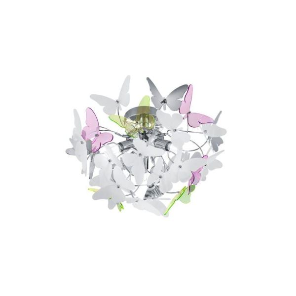 Lámpara de techo BUTTERFLY para habitación infantil 3 luces | LeonLeds