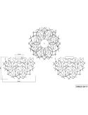 Lámpara de techo BUTTERFLY para habitación infantil 3 luces | LeonLeds