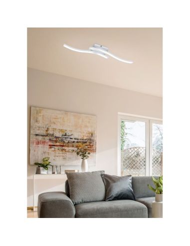 Plafón de techo moderna y minimalista LED ROUTE | LeonLeds